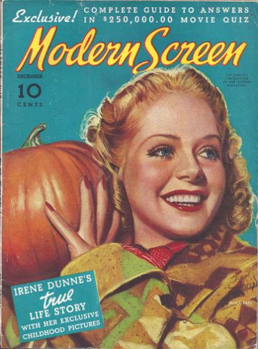 MODERN SCREEN magazine cover Issue 97 December 1938